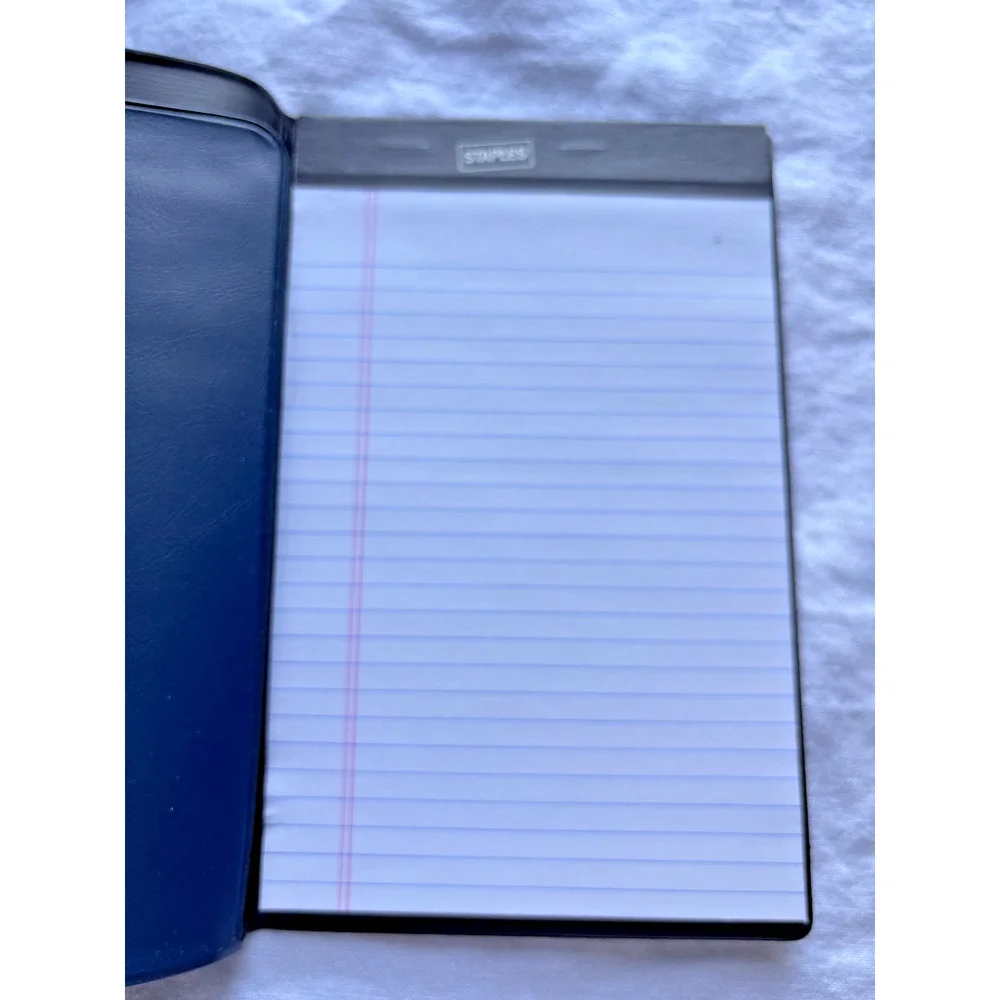 Broadway Memorabilia ATPAM Notepad Folio Lot of 6 Navy Vinyl IATSE Legal Pad